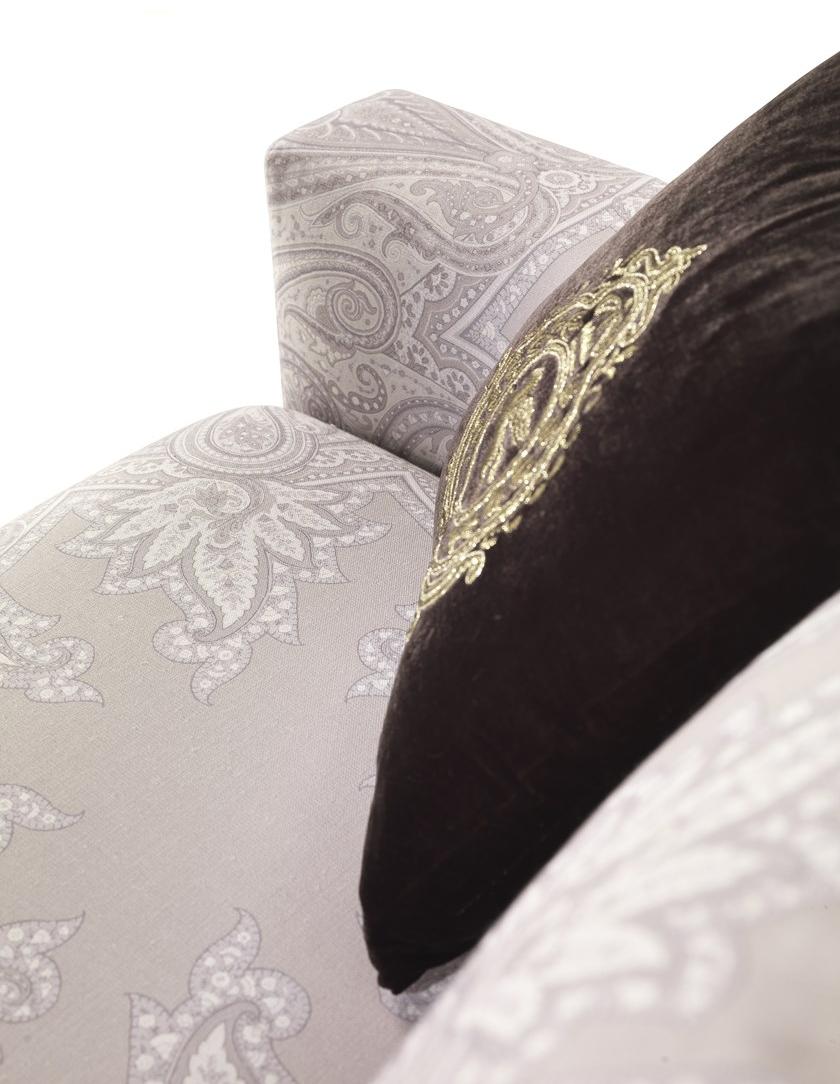 ETRO Home Interiors Кресло с обивкой из ткани с подлокотниками Madras E.mad.221.a - Вид №5