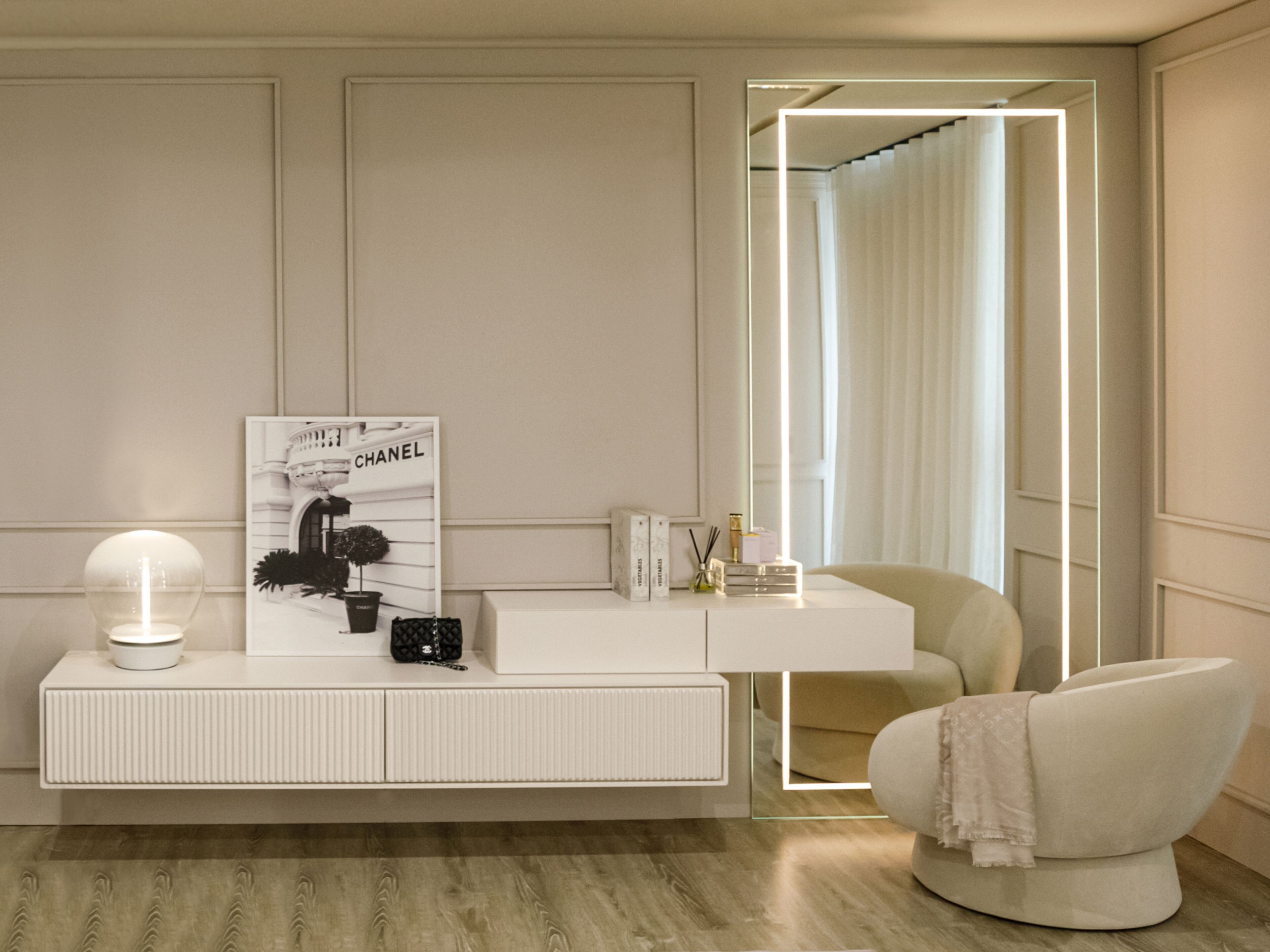 Прямоугольное зеркало со встроенным освещением ABLE ODETTE ARCH-00139311 - Вид №1