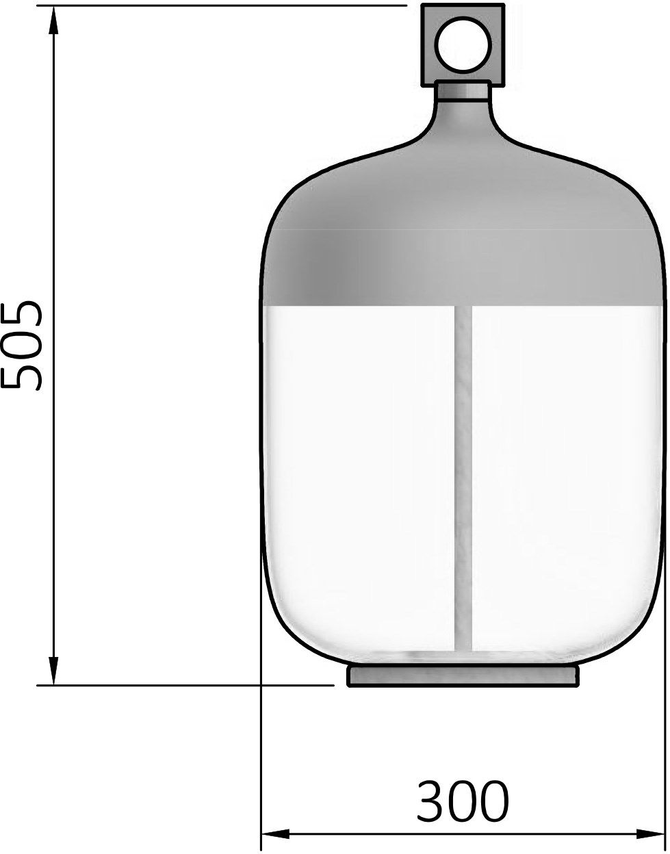 Стеклянная светодиодная настольная лампа Hind Rabii T-Cotta ARCH-00125067 - Вид №15