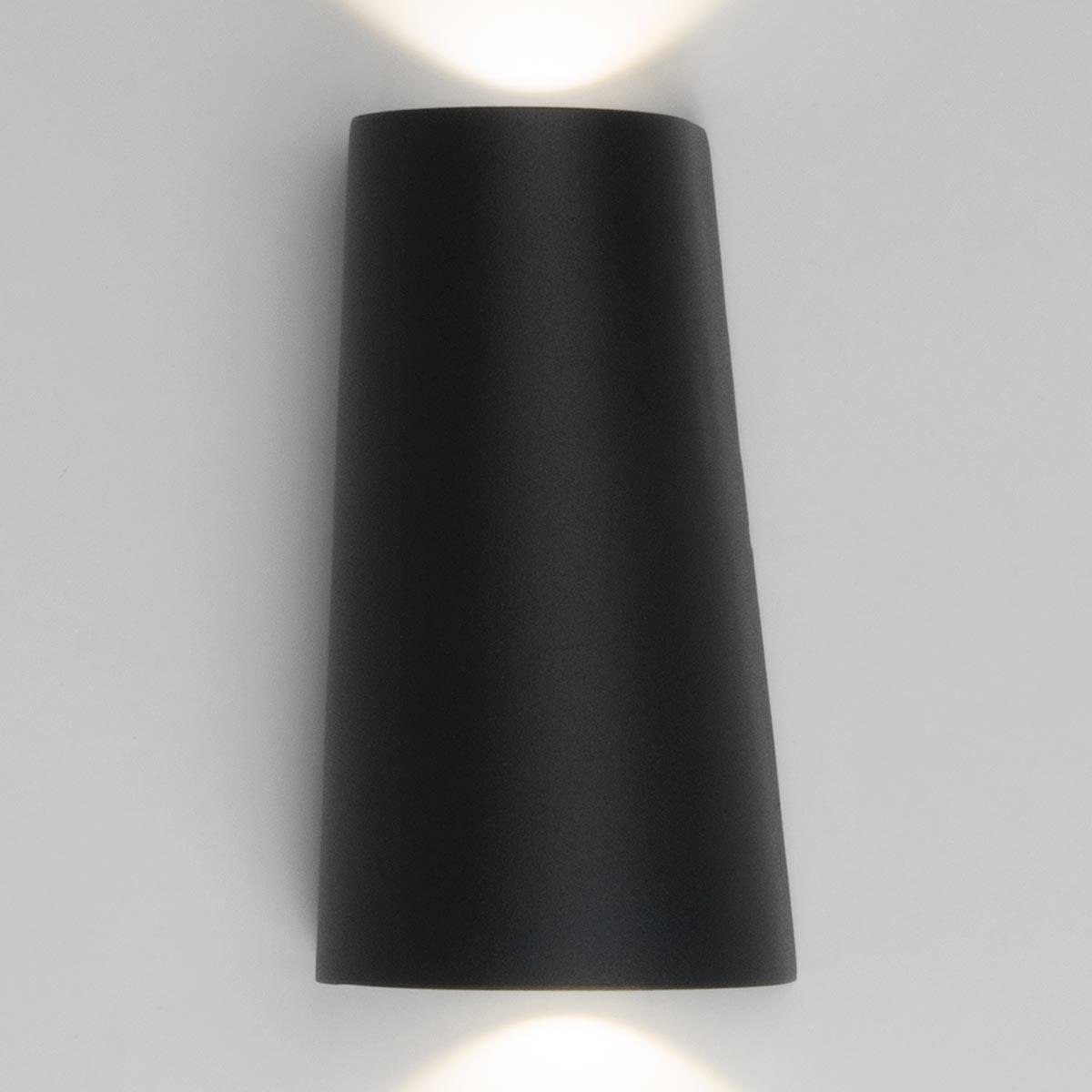 Уличный настенный светильник светодиодный 10х5,5х9 см черный Techno LED 4690389150135 ELEKTROSTANDARD GLOW 00-3898507 Черный - Вид №3
