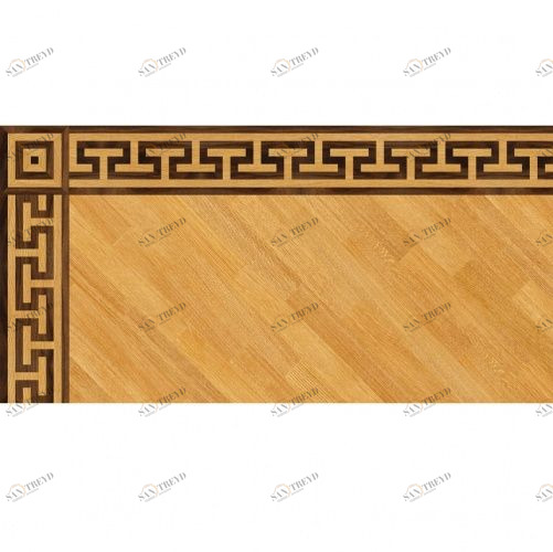 Художественный паркет Da Vinci Паркетный Бордюр 26-152 Дуб Селект (Гладкая) 1000х100 мм 26011152