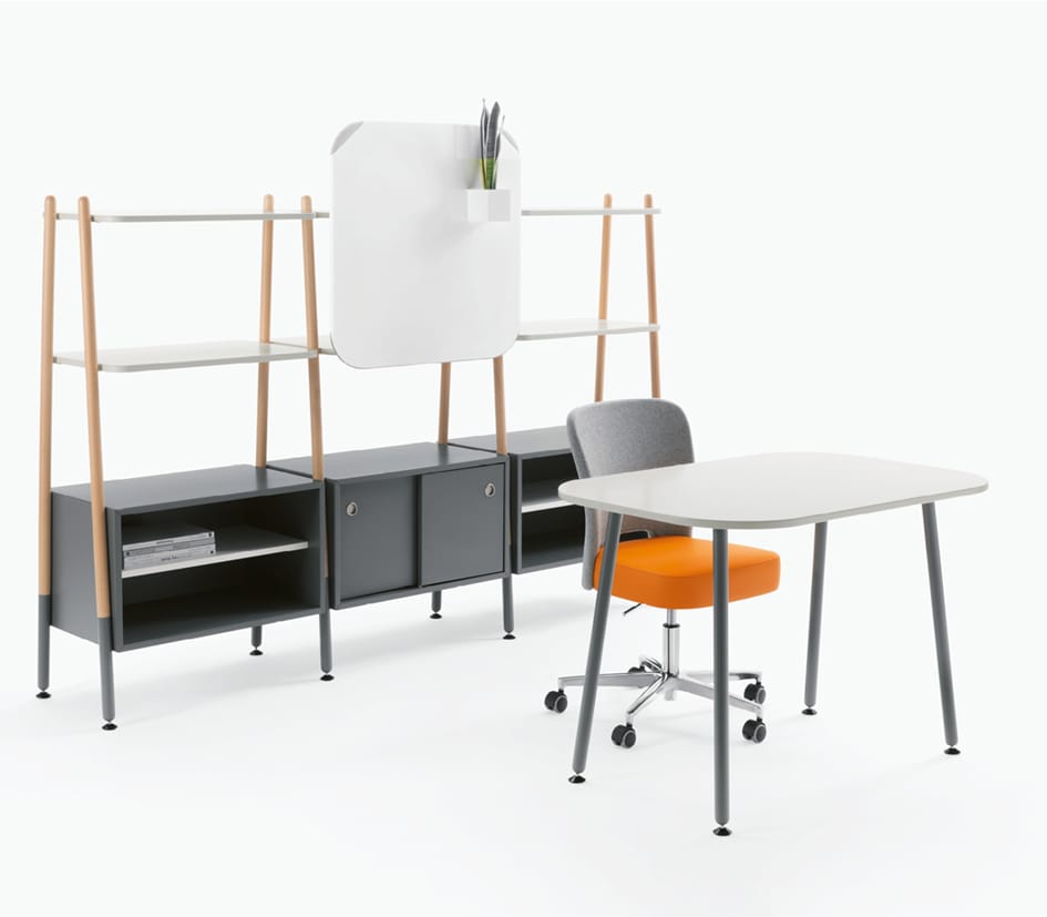 Офисное кресло из ткани с 5 спицами Sesta блог ARCH-00040021 - Вид №2