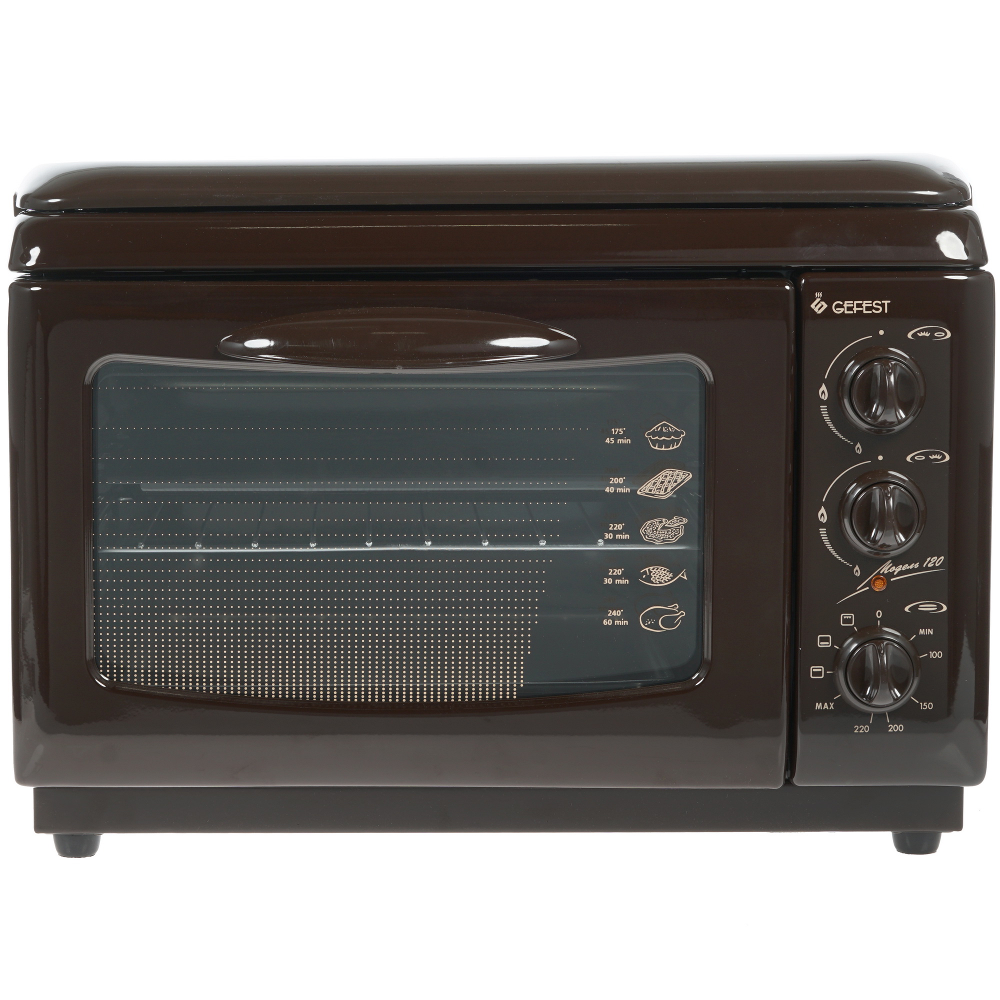 7928751 Мини-печь GEFEST ПГЭ 120 К19 коричневый STDN-0079398