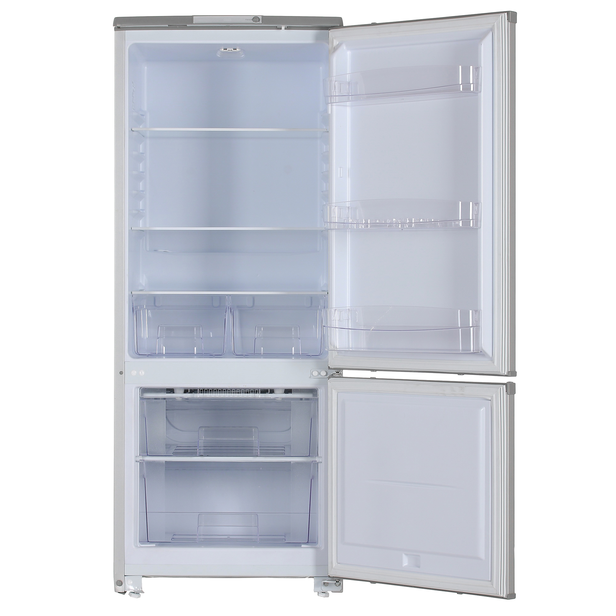 7955864 Холодильник с морозильником   Бирюса M151 серебристый STDN-0059629 - Вид №1