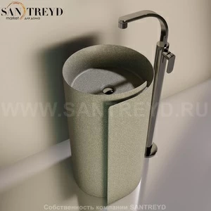 MR44C7037 Напольная раковина стоящая круглая Ceramica Flaminia Roll