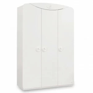 Шкаф белый трехстворчатый распашной Baby Cotton CILEK BABY COTTON 00-3832559 Белый