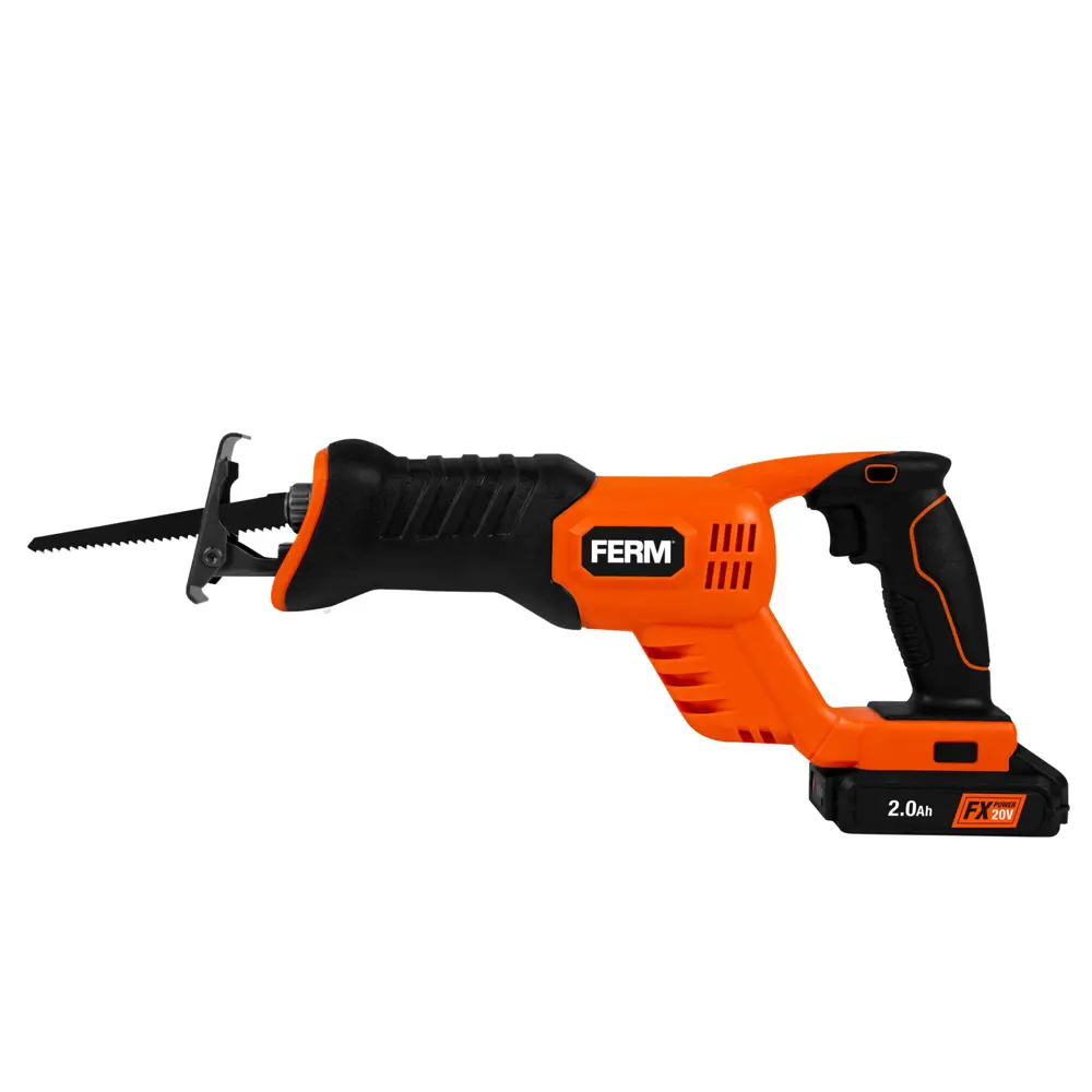 Аккумуляторная сабельная пила Ferm RSM1022KIT, 20 В Li-Ion 1х2 Ач Santreyd STLM-2194039 - Вид №2