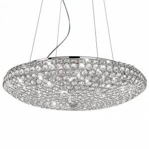 Подвесной светильник Ideal Lux King SP12 Cromo IDEAL LUX ДИЗАЙНЕРСКИЕ, KING CROMO 072663 Хром