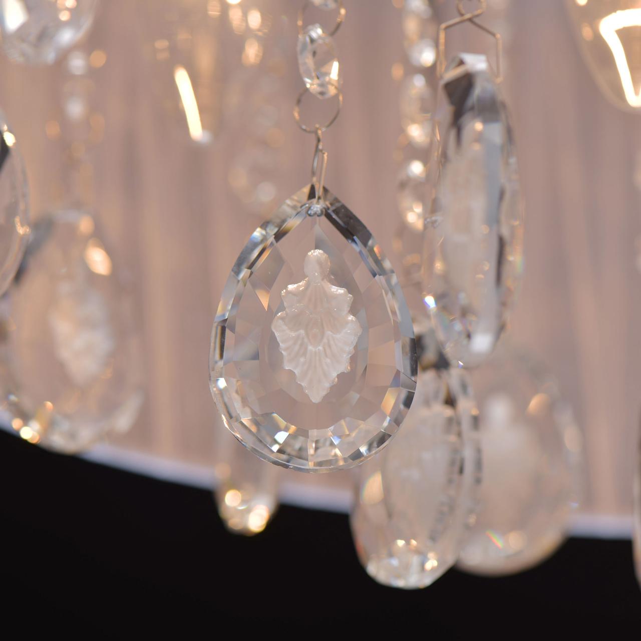 Потолочная люстра MW-Light Жаклин 465015709 MW-LIGHT ДИЗАЙНЕРСКИЕ, ЖАКЛИН 279186 Белый  - Вид №3