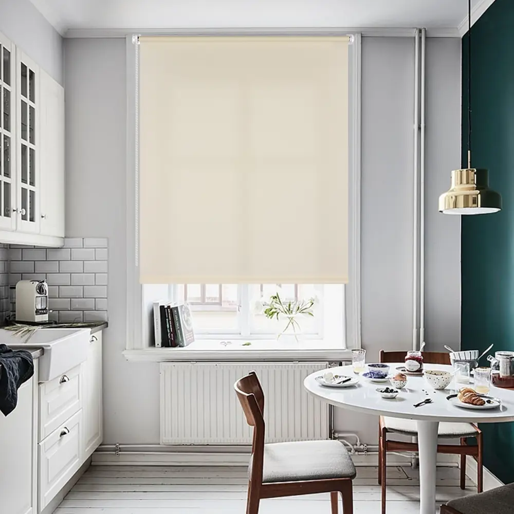 Штора рулонная Plain, 70x160 см, цвет экрю PRAKTO STLM-2130238 - Вид №5