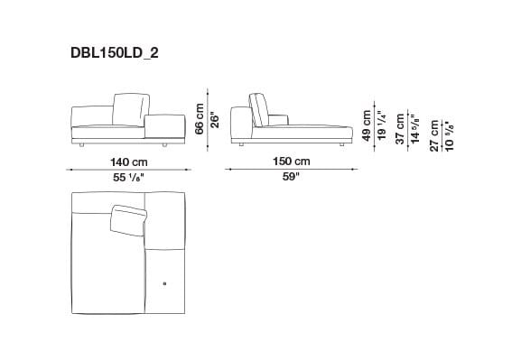 Кожаный диван B&B Italia док ARCH-00106863 - Вид №125
