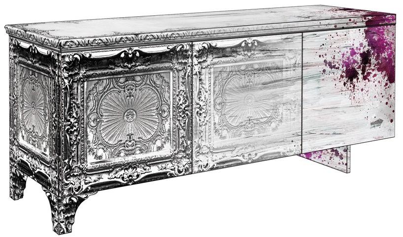 MOMENTI Буфет из маринованного стекловолокна с распашными дверцами Crazy home furniture - sequence collection sun-id-1387361 - Вид №3