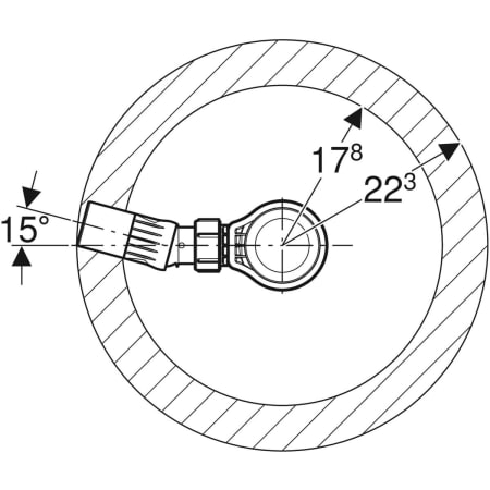 150.680.00.1 Сифон для душевых поддонов Geberit d52 Geberit  - Вид №2