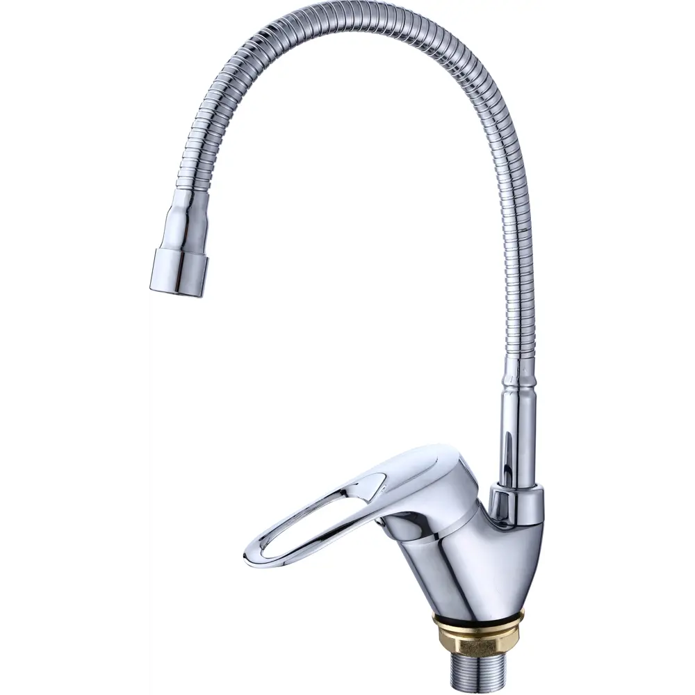 Смеситель для кухни Pegas PB3208 с гибким изливом, цвет хром 82198017 STLM-2064870 Santreyd