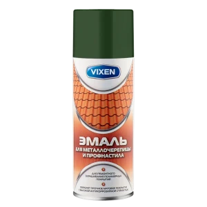 Эмаль аэрозольная для металлочерепицы и профнастила Vixen 500Мл цвет зелёныйМох 82095469 STLM-2165269