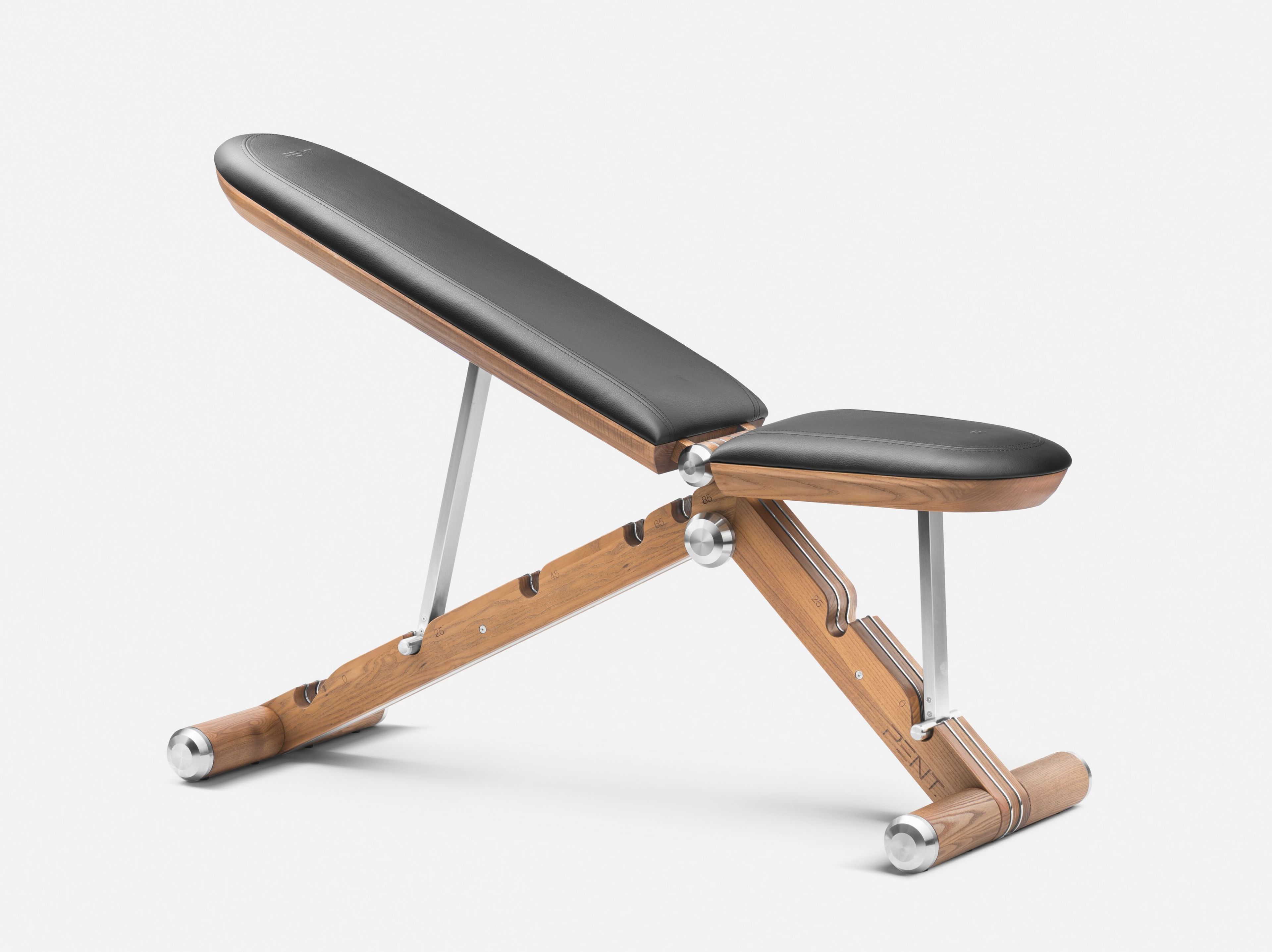 Скамья для пресса из грецкого ореха и кожи PENT BANKA ADVANCE ARCH-00125671