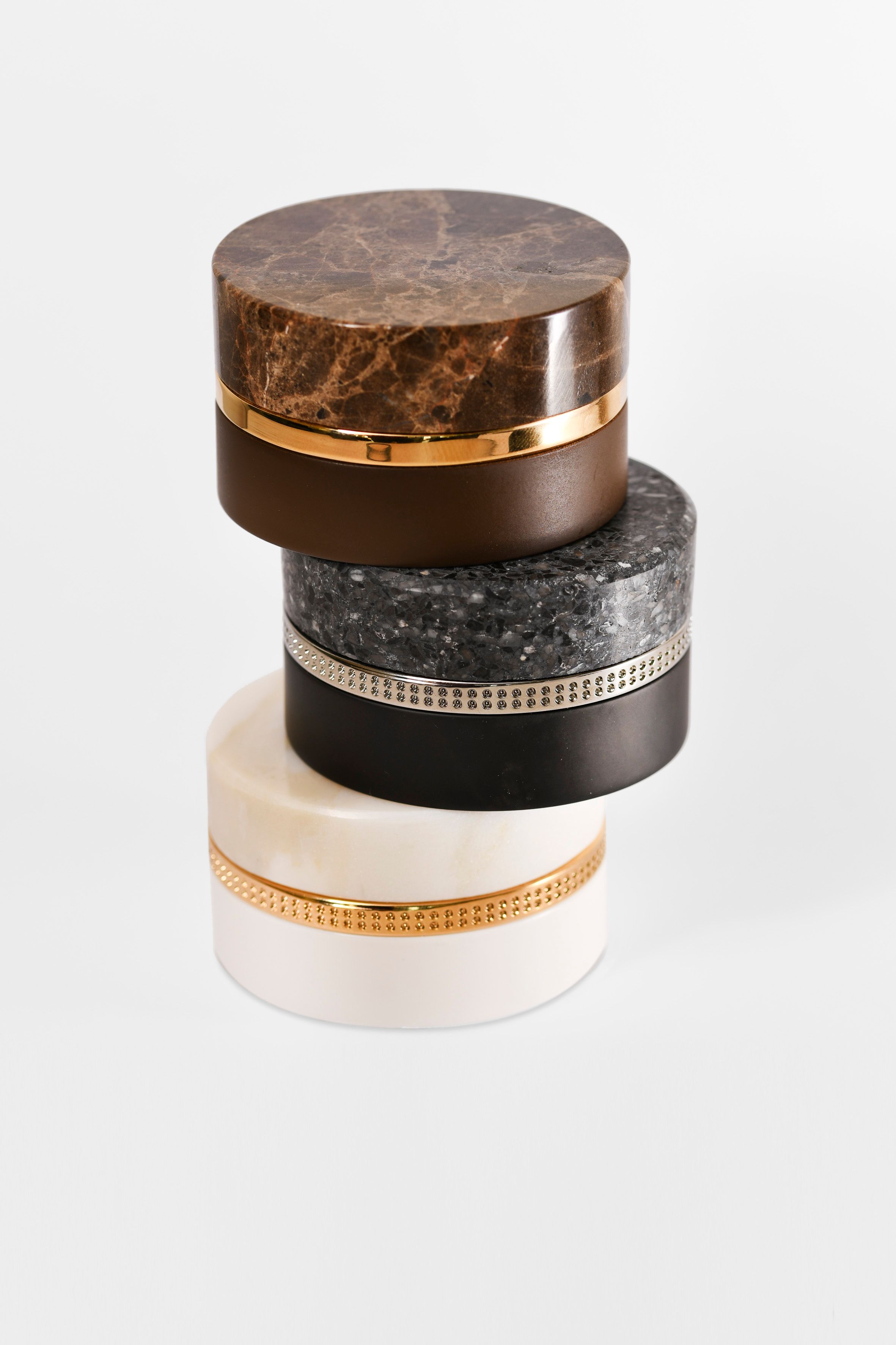 Металлический смеситель для раковины с 3 отверстиями с отдельными розетками RUBINETTERIE STELLA Macarons ARCH-00084117 - Вид №3