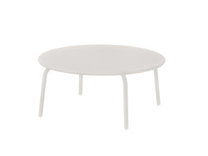 Стальной круглый садовый стол