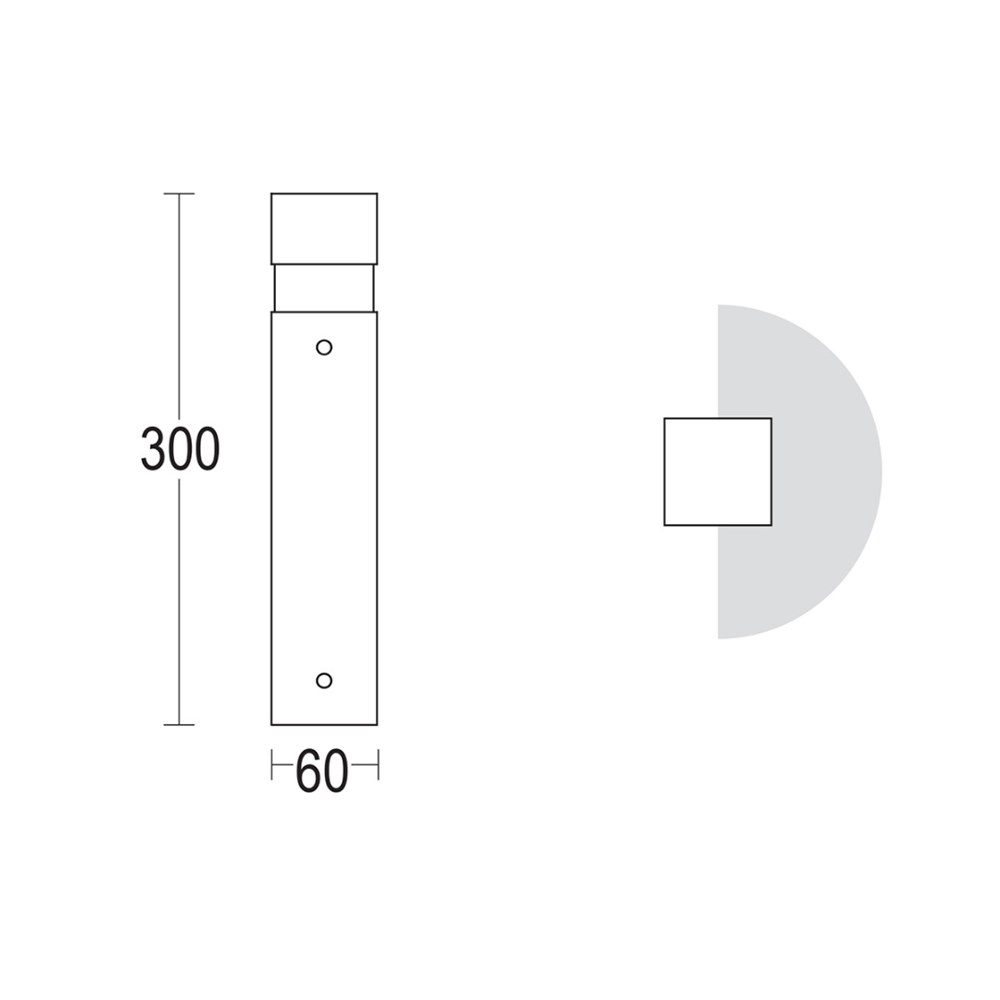 MiniQuadro 300 Ghidini Quadro .05 Темно-Cерый (Матовый) - Вид №1