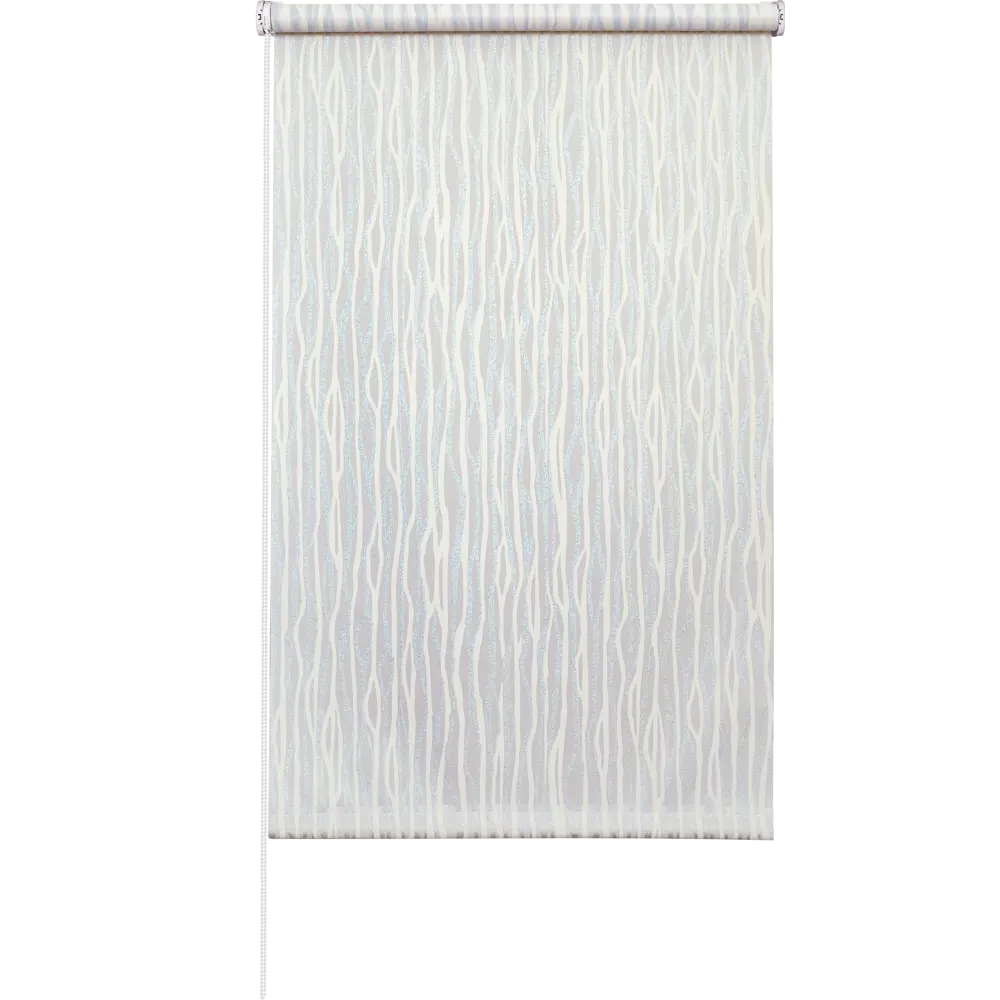 Штора рулонная Смуги 55x160 см бирюзовая GARDEN STLM-2058924