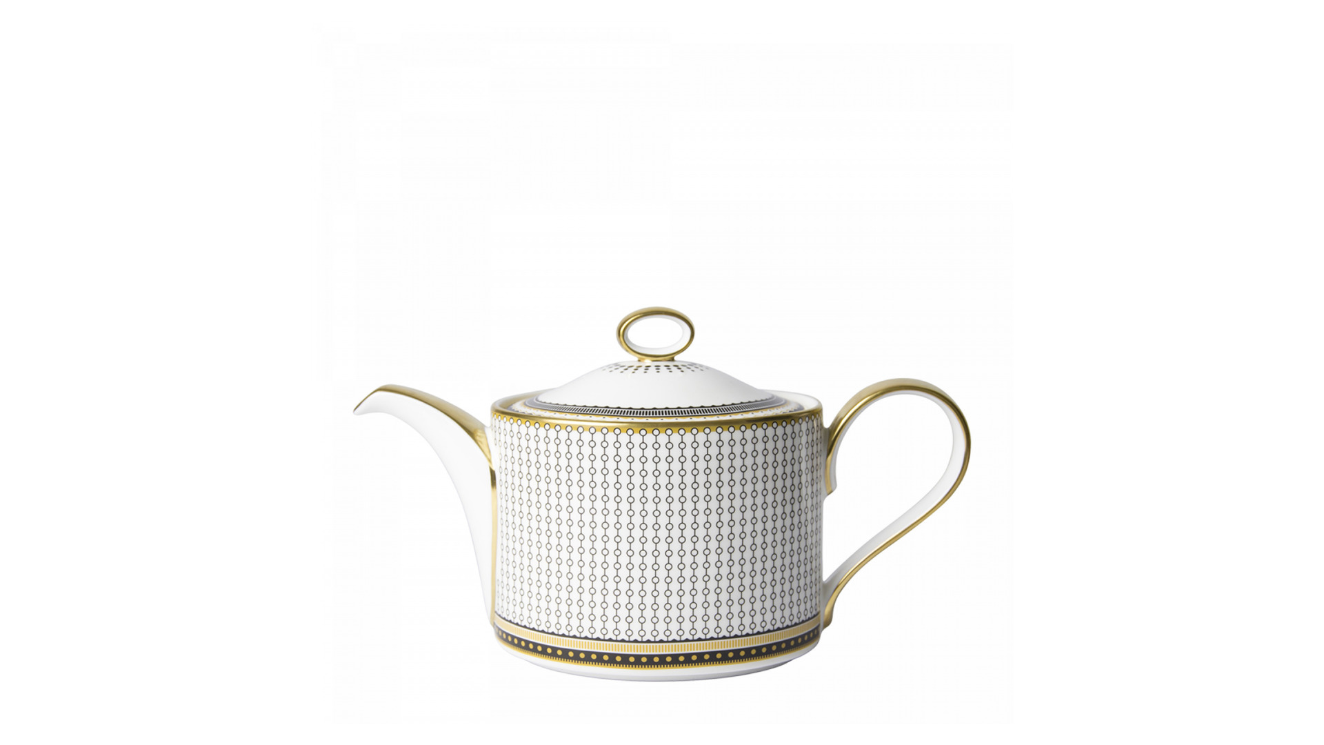 10650448 Royal Crown Derby Сервиз чайный Royal Crown Derby "Вибрации" (Oscillate, Onyx) 12/39 Фарфор костяной  - Вид №4