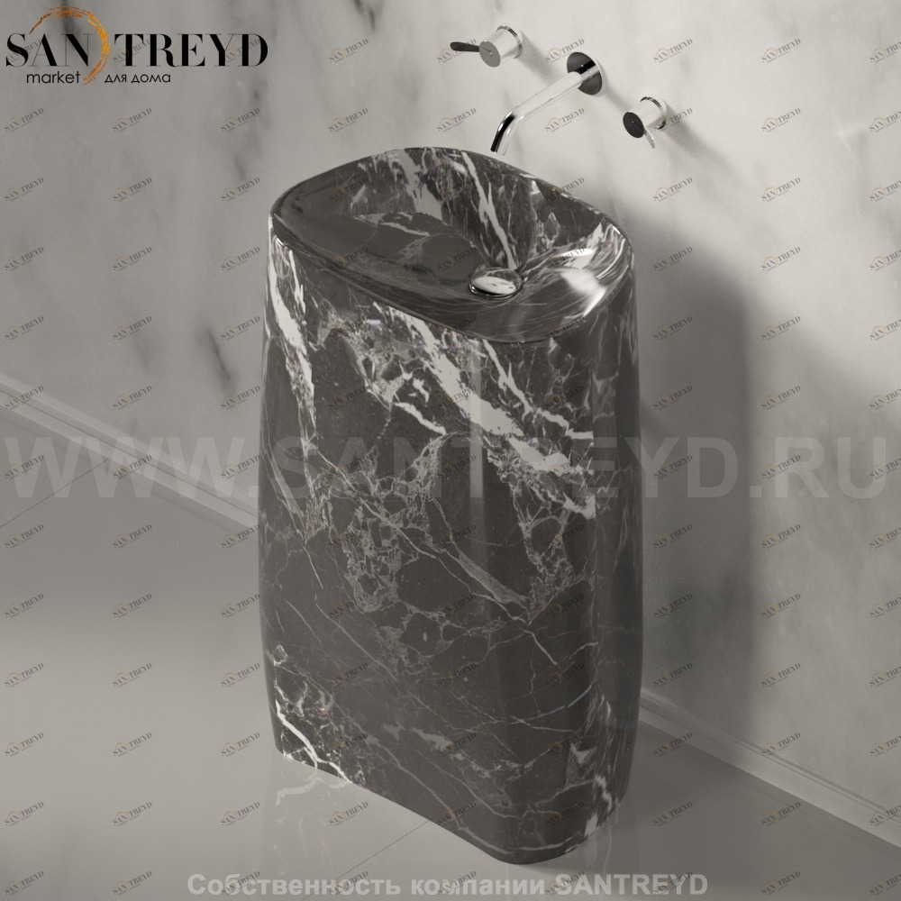 ACER0896MGC Напольная раковина стоящая овальная Agape Pear