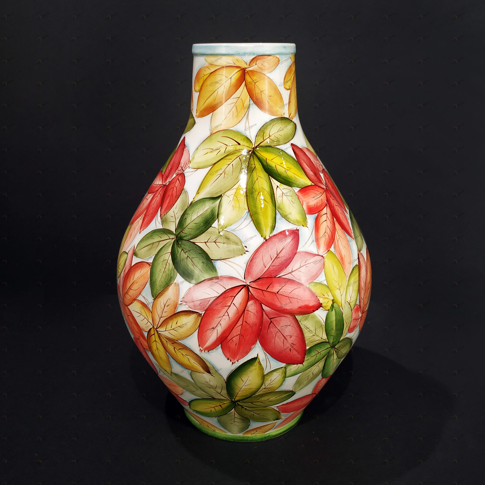 Ваза с росписью «Осенние листья» PROVANSFAIENCE sun-id-994516