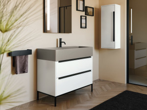 Напольный умывальник со встроенным умывальником