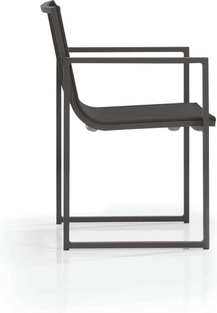 MNST179 Стул лава текстиль черный Manutti Latona - Вид №1