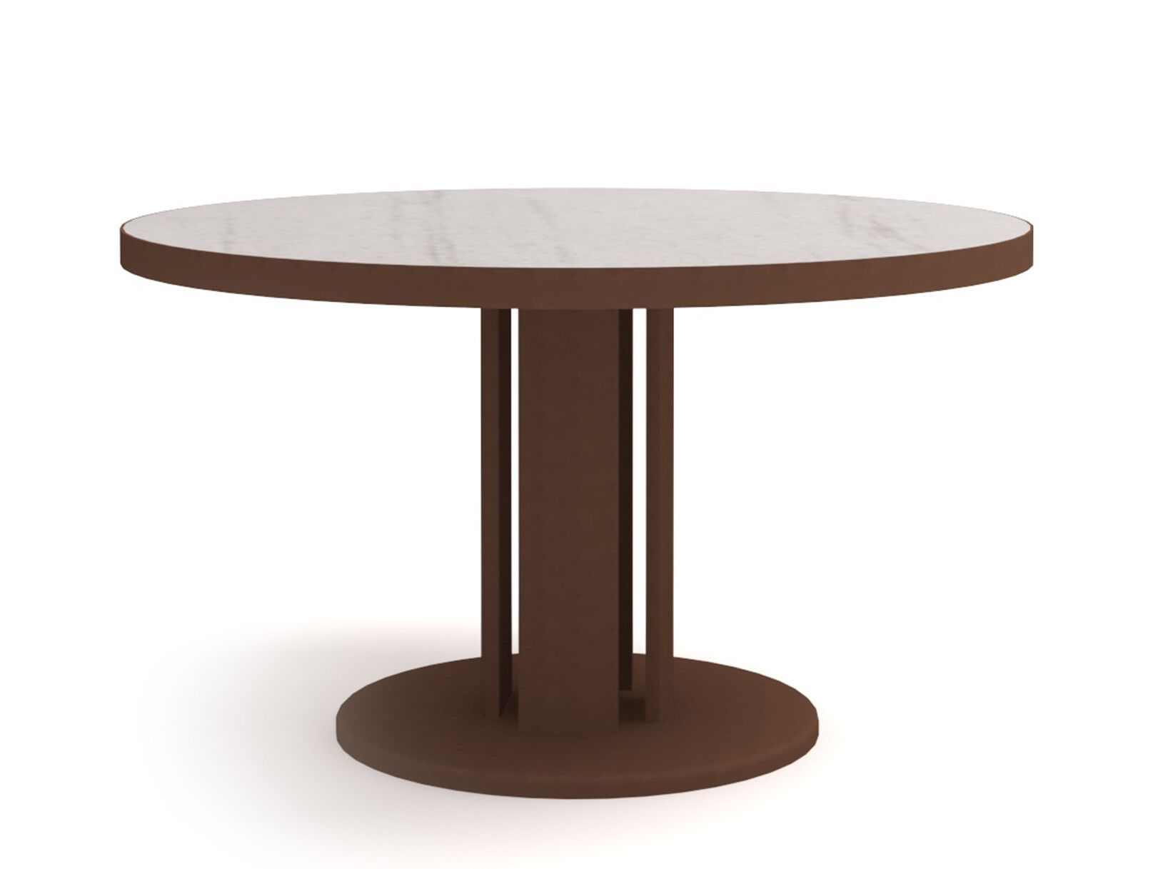 Алюминиевый круглый садовый стол с порошковым покрытием 10Deka Isla ARCH-00081522 - Вид №1