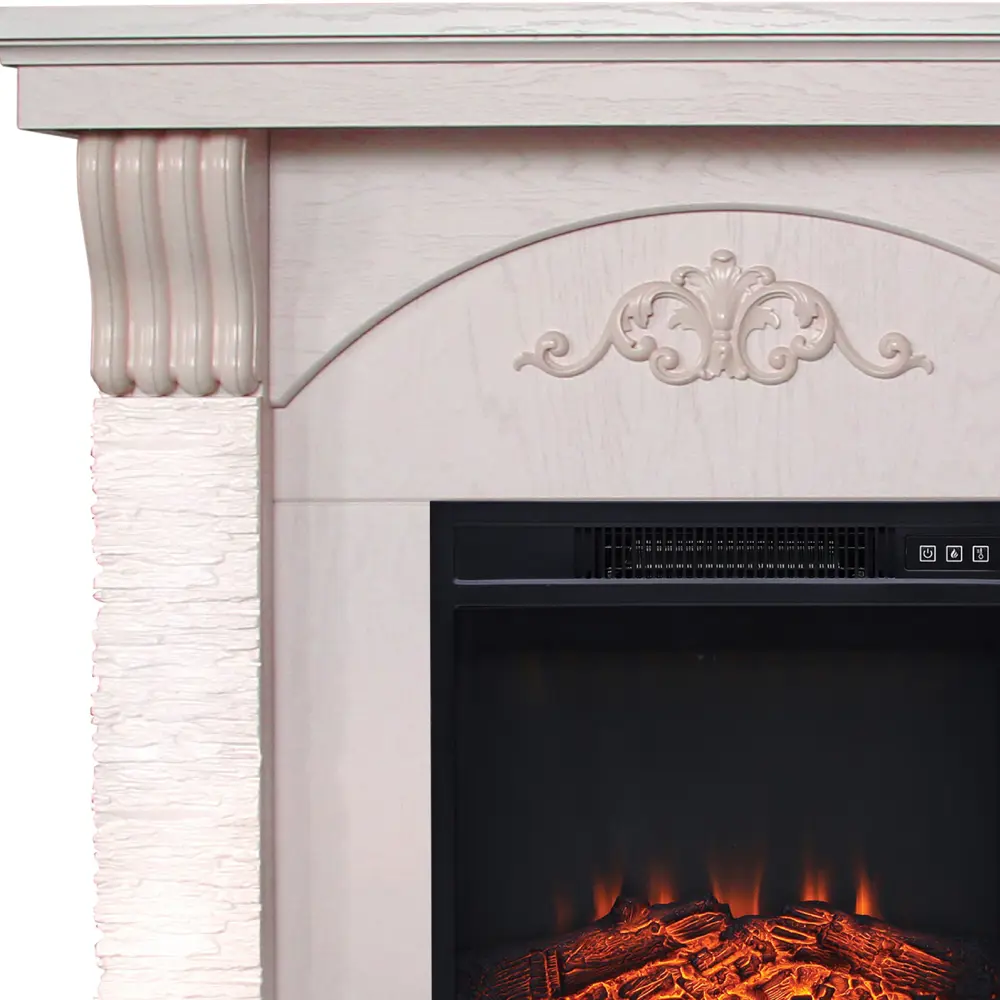 Каминокомплект Corfino WT Junior 18 цвет белый REALFLAME STLM-2186879 - Вид №4