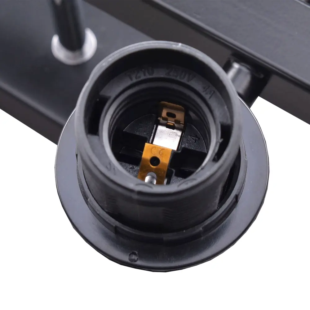 Люстра потолочная Гранж РС21384 6 ламп 18 м² цвет черный РОССВЕТ STLM-2161121 - Вид №5