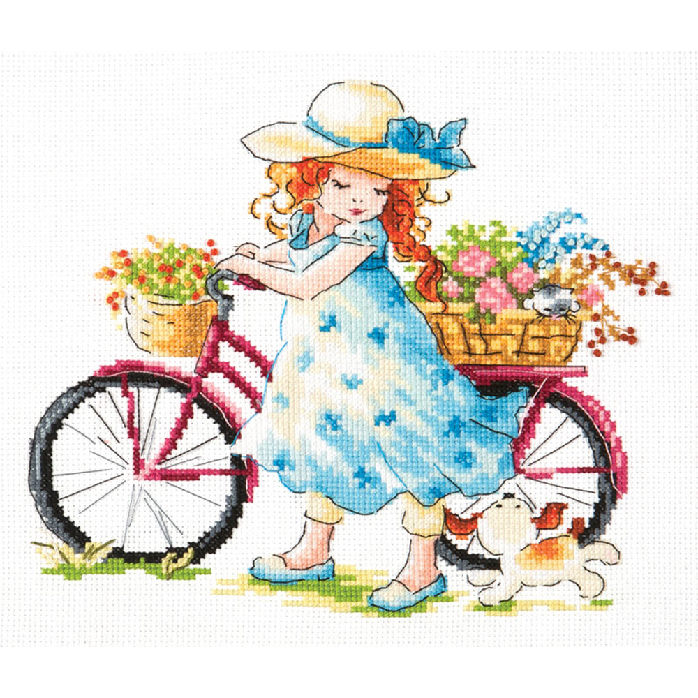 033-27 И я с вами! Набор для вышивания Чудесная Игла 22 х 19 см Чудесная игла 