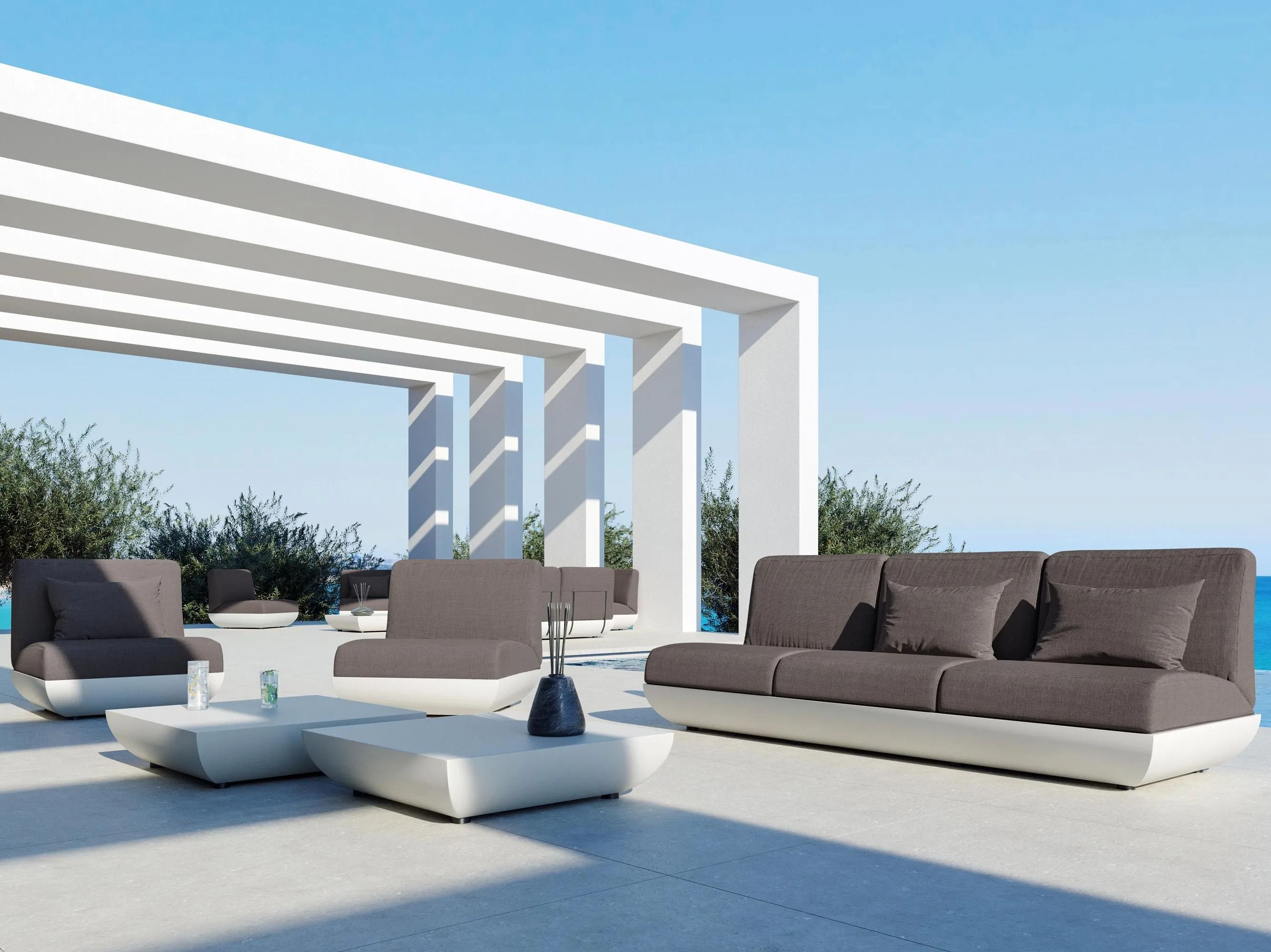 3-местный садовый диван Sunbrella® GANSK Victoria ARCH-00086655 - Вид №3