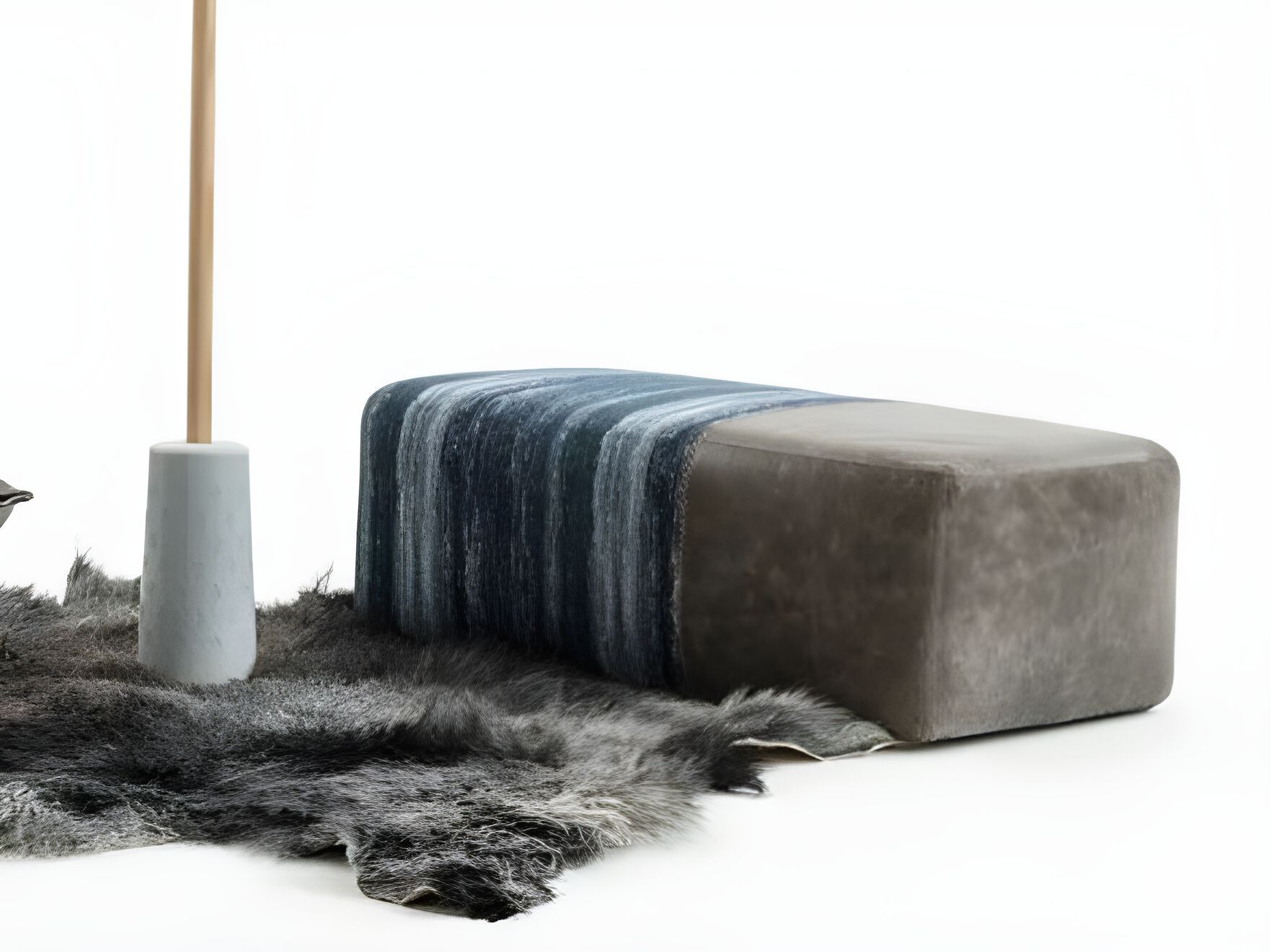 Кожаное кресло яка KVN Design Furniture NOMAD LANGCHAN CUBE ARCH-00060227 - Вид №1