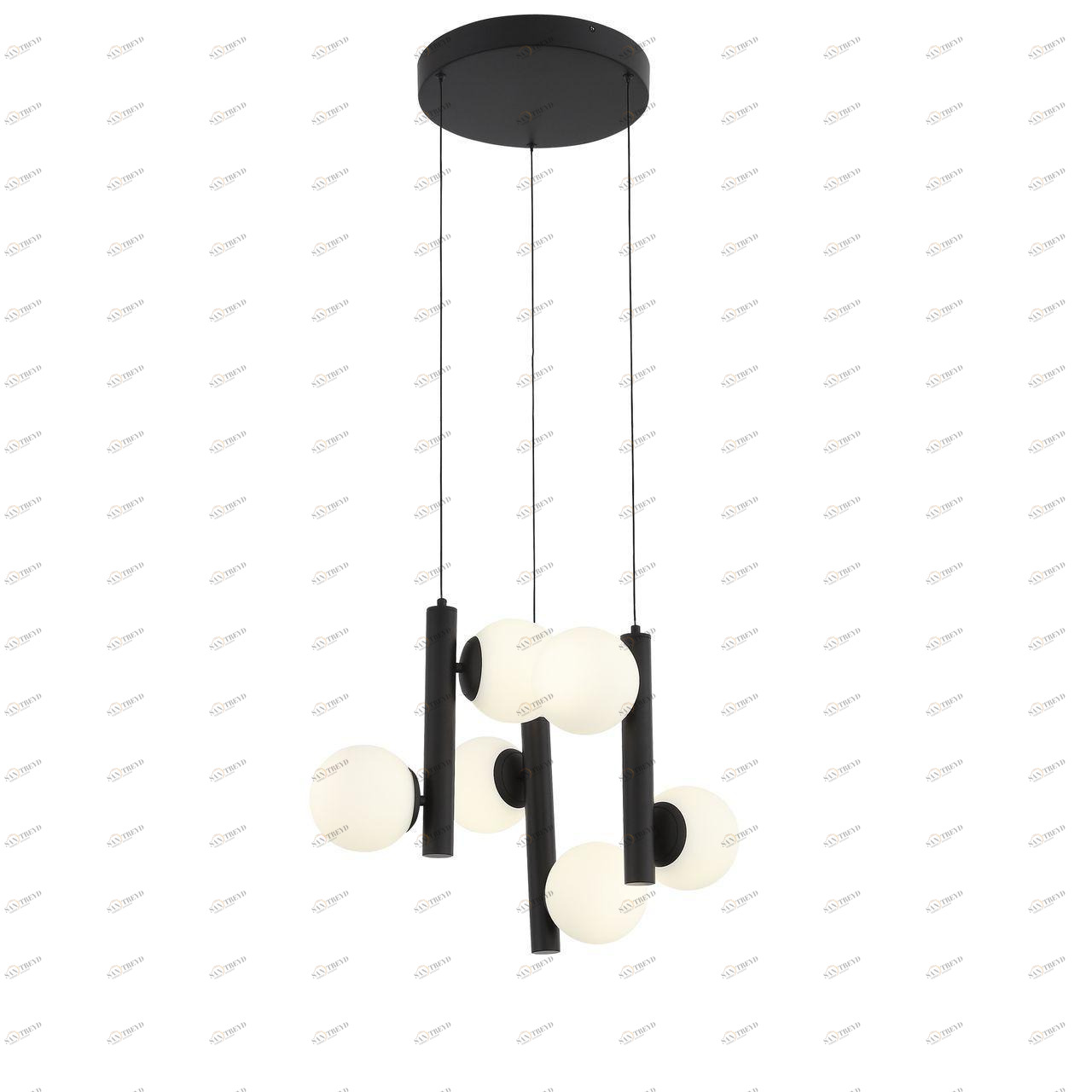 Подвесная светодиодная люстра ST Luce Donolo SL395.403.06 ST LUCE ДИЗАЙНЕРСКИЕ, DONOLO 279903 Белый 