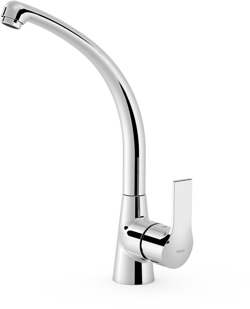 КУХОННЫЙ смеситель с одной ручкой для кухни-06944701 TRES