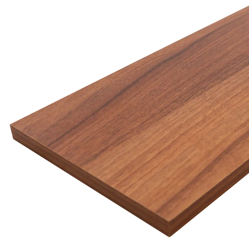 Деталь мебельная ЛДСП 600x150x16 мм кромка со всех сторон цвет орех антик Santreyd STLM-2102834 - Вид №2