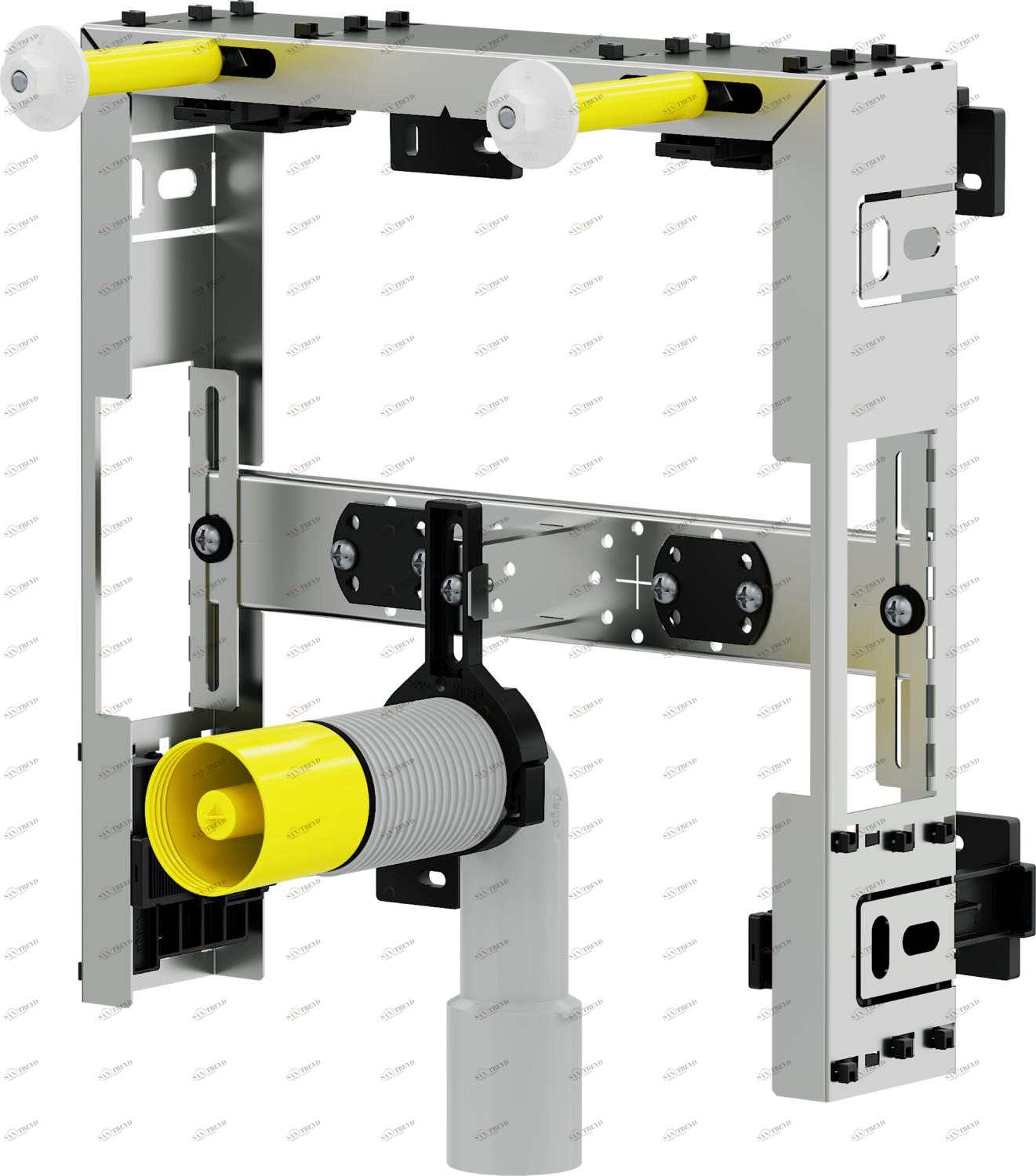 Системная техника  Prevista Pure  Блоки скрытого монтажа для умывальников VIEGA 776 596 Модель 8550 Santreyd 