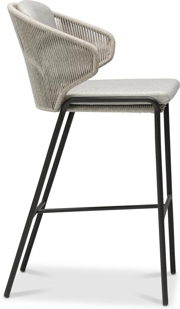 Веревка барного стула 76 лава серебро Manutti Radius MNST734 - Вид №2