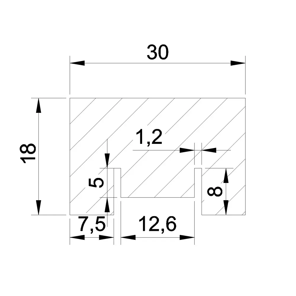 Рейка МДФ Дуб соломенный 3x260 см 87732488 STLM-2169590 Santreyd  - Вид №4
