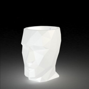 070496 Кашпо матовое светящееся LED RGBW DMX Battery 70см Vondom Adan