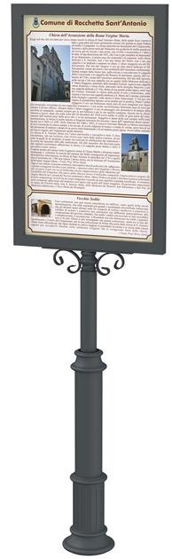 Lazzari Самонесущая доска объявлений из чугуна Roma sun-id-1423280 - Вид №2