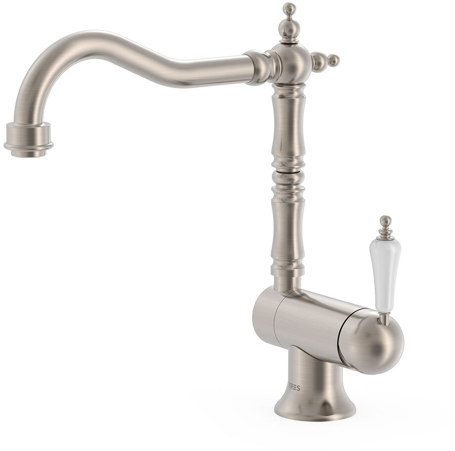 КУХОННЫЙ смеситель с одной ручкой и откидным носиком для кухни-24233401AC TRES