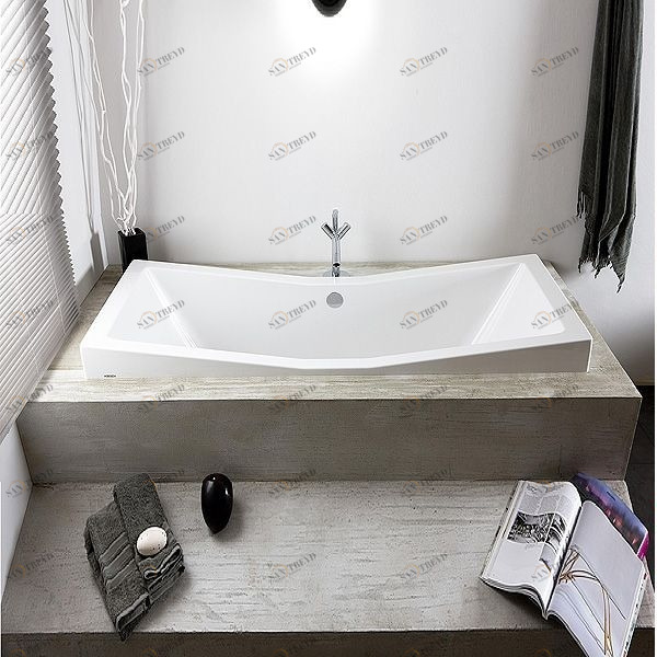 Ванна встраиваемая FOSTER 190 см с гидро и аромассажной системой Deluxe HOESCH 6697