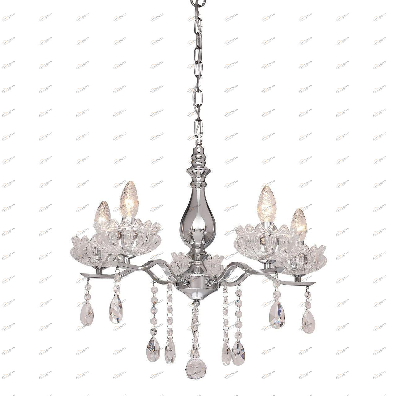 Подвесная люстра Silver Light Venere 724.54.5 SILVER LIGHT VENERE 186018 Хром