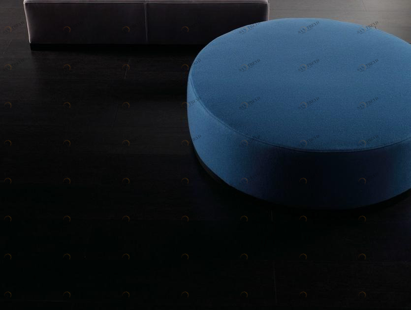 Meridiani Круглый пуф со съемным чехлом из ткани sun-id-1506916