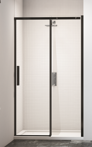 Дверь в нишу BLKFSL1400 Merlyn Black Черный  - Вид №1