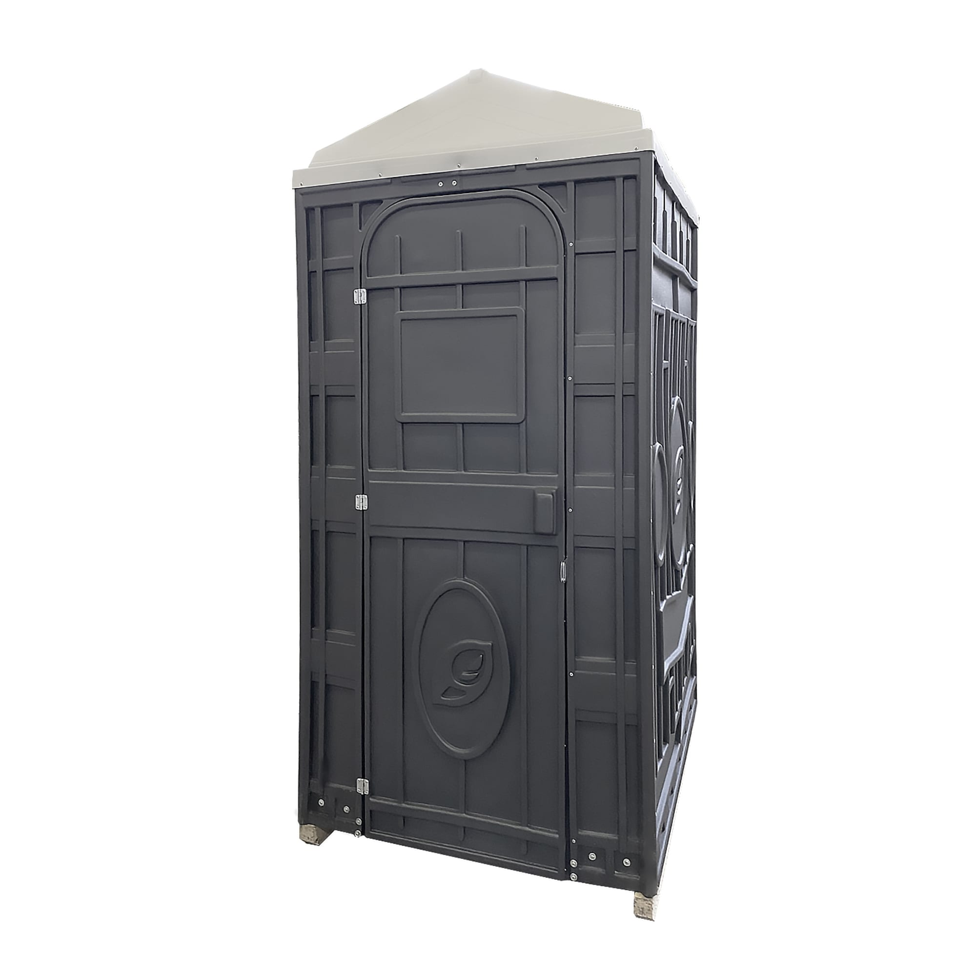88266095 Туалетная кабина Гамма Дачная 106x199x108.5 см пластик графит Santreyd  - Вид №1