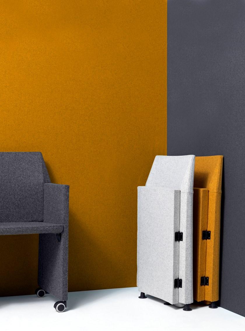 Diemme Стул для конференций из ткани на колесиках Origami sun-id-1421695 - Вид №7